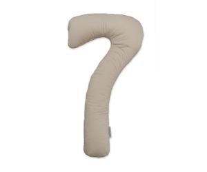 Theraline my7 Coussin de positionnement latéral, avec housse, lavable à 60 °C, ergonomique, avec oreiller intégré, pour les personnes dormant sur le côté avec housse matelassée pour plus de confort