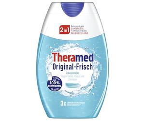 THERAMED Fraîcheur originale 2 en 1, nettoie comme un dentifrice + rafraîchissant comme un rince-bouche, 75 ml