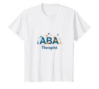 Thérapeute ABA : autonomiser Les Professionnels du Soutien à l'Autisme T-Shirt, Enfant, Blanc, 4 Ans
