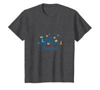 Thérapeute ABA : autonomiser Les Professionnels du Soutien à l'Autisme T-Shirt, Enfant, Chiné Foncé, 4 Ans