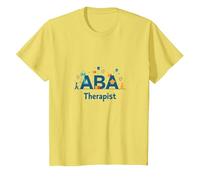 Thérapeute ABA : autonomiser Les Professionnels du Soutien à l'Autisme T-Shirt, Enfant, Citron, 2 Ans
