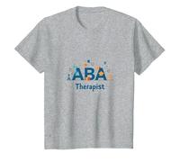 Thérapeute ABA : autonomiser Les Professionnels du Soutien à l'Autisme T-Shirt, Enfant, Gris Chiné, 4 Ans