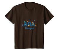 Thérapeute ABA : autonomiser Les Professionnels du Soutien à l'Autisme T-Shirt, Enfant, Marron, 3 Ans