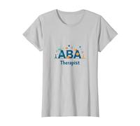 Thérapeute ABA : autonomiser Les Professionnels du Soutien à l'Autisme T-Shirt, Femme, Argent, 3XL