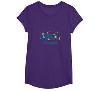 Thérapeute ABA : autonomiser Les Professionnels du Soutien à l'Autisme T-Shirt, Fille, Violet, S