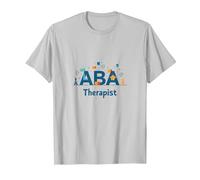 Thérapeute ABA : autonomiser Les Professionnels du Soutien à l'Autisme T-Shirt, Homme, Argent, 3XL