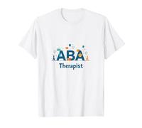 Thérapeute ABA : autonomiser Les Professionnels du Soutien à l'Autisme T-Shirt, Homme, Blanc, 4XL