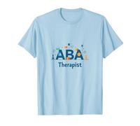 Thérapeute ABA : autonomiser Les Professionnels du Soutien à l'Autisme T-Shirt, Homme, Bleu Céleste, S