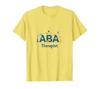 Thérapeute ABA : autonomiser Les Professionnels du Soutien à l'Autisme T-Shirt, Homme, Citron, S
