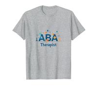 Thérapeute ABA : autonomiser Les Professionnels du Soutien à l'Autisme T-Shirt, Homme, Gris Chiné, M