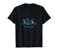 Thérapeute ABA : autonomiser Les Professionnels du Soutien à l'Autisme T-Shirt, Homme, Noir, S