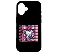 Thérapeute Clinique Thérapie Clinique Médicaments Fille Coquette Coque pour iPhone 16