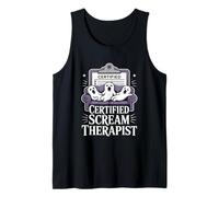 Thérapeute criant certifié Halloween Débardeur