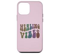 Thérapeute de Bien-être Groovy Healing Vibes Peace Love Therapy Coque pour iPhone 12 Mini