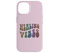Thérapeute de Bien-être Groovy Healing Vibes Peace Love Therapy Coque pour iPhone 14