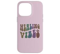 Thérapeute de Bien-être Groovy Healing Vibes Peace Love Therapy Coque pour iPhone 14 Pro Max