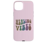 Thérapeute de Bien-être Groovy Healing Vibes Peace Love Therapy Coque pour iPhone 15 Plus