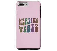 Thérapeute de Bien-être Groovy Healing Vibes Peace Love Therapy Coque pour iPhone 7 Plus/8 Plus