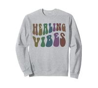 Thérapeute de Bien-être Groovy Healing Vibes Peace Love Therapy Sweatshirt
