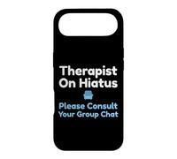 Thérapeute en Hiatus Consulter Groupe Chat Thérapie Humour Coque pour iPhone Air