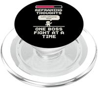 Thérapeute Gamer Manette émotionnelle Gamer Santé mentale Amusant PopSockets PopGrip pour MagSafe