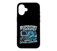 Thérapeute respiratoire alimenté par l'humour du café Coque pour iPhone 16