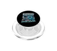 Thérapeute respiratoire alimenté par l'humour du café PopSockets PopGrip pour MagSafe