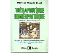 Thérapeutique homéopathique T.1
