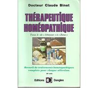 Thérapeutique homéopathique T.2