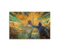 Therapi Poster de jeu HD Disco Elysium - Impression sur toile - Décoration murale moderne pour chambre à coucher - 40 x 60 cm