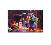 Therapi Poster de jeu Hello Neighbor 2 - Impression sur toile - Décoration murale moderne pour chambre à coucher - 20 x 30 cm