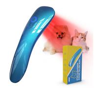 Thérapie au laser pour chiens, appareil de luminothérapie portable, rouge, 18 x 620 nm, pour muscles, hanches et arthrite articulaire, soulagement de la douleur, soin des plaies, problèmes corporels