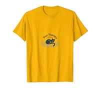 Thérapie Contre Le ronronnement en Cours : Relaxation Confortable pour Chats T-Shirt, Homme, Doré Vif, XL