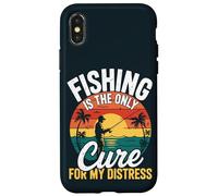 Thérapie de pêche rétro pour la santé mentale et le soulagement du stress Coque pour iPhone X/XS