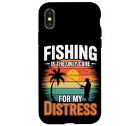 Thérapie de pêche rétro pour la santé mentale et le soulagement du stress Coque pour iPhone X/XS