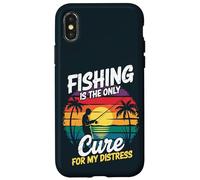 Thérapie de pêche rétro pour la santé mentale et le soulagement du stress Coque pour iPhone X/XS