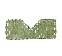 Thérapie de refroidissement des yeux jade naturel Boulangers Anti-vieillis tampons pour les yeux Sleep Relax Couverture verte