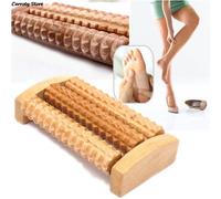 Thérapie De Relaxation Anti-Stress, Soins De Santé, Massage Des Pieds, Rouleau En Bois Traditionnel, Style Chinois, 1 Pièce