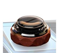 thérapie de voiture solaire, parfum de voiture solaire | Diffuseur de désodorisant d'air de voiture solaire rotatif | Orange, parfum durable, décoration intérieure de voiture pour l'enlèvement