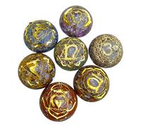 Thérapie des chakras - Orgonite thérapeutique - Orgonites avec aimants - Orgonites pour les 7 chakras