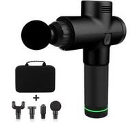 Thérapie électronique ALlBiz Pistolets de massage corporel à 3 rangées Pistolets de massage à DEL sans brosse Muscles du corps pour soulager la douleur（NOIR） NOIR G
