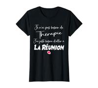 Thérapie Ile De La Réunion Cadeau Femme T-Shirt