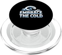 Thérapie par Bain glacé Embrace The Cold Plunge, Natation hivernale PopSockets PopGrip pour MagSafe