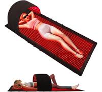 Thérapie par lumière rouge améliorée 2026 pour le corps, 4 modes de soulagement de la douleur du corps, LED à double onde de grande taille (660 nm et 850 nm), intensité à 5 niveaux, minuterie de 10 à