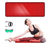 Thérapie par lumière rouge pour le corps, 80 x 30 cm, double puce de qualité 360 LED, 660 nm et 850 nm, thérapie par lumière infrarouge pour le corps, le dos, la taille, les épaules, les genoux, les