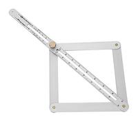 Thérapie physique goniomètre Kuuleyn, règle goniomètre multifonctionnelle | Outil de mesure d'angle, profileur de plafond diagonal, détecteur d'angle d'angle à 4 volets