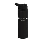 Thérapie quotidienne de plainte - Dire drôle d'amant qui se plaint Stainless Steel Insulated Water Bottle