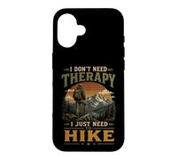 Thérapie randonnée Montagne Nature Vagabond Graphique Vintage Coque pour iPhone 16