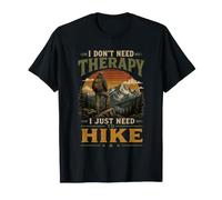 Thérapie randonnée Montagne Nature Vagabond Graphique Vintage T-Shirt
