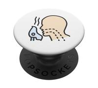 Thérapie respiratoire nébuliseur PopSockets PopGrip Adhésif